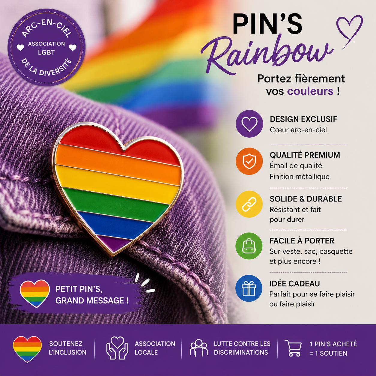 Pin's Rainbow
